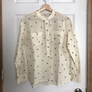LAND’S END CANVAS Bee Button Down Shirt/Blouse.